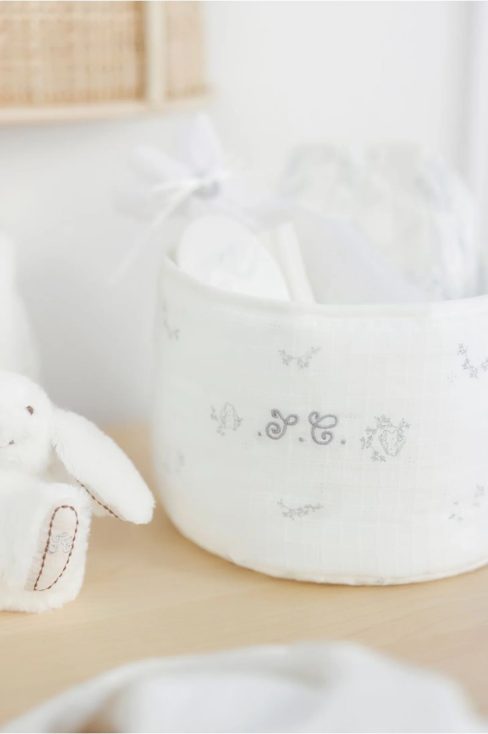 Panière de rangement Petit Augustin Tartine et Chocolat