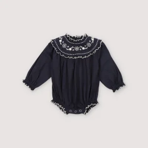 Barboteuse bleu nuit babygirl The New Society H24