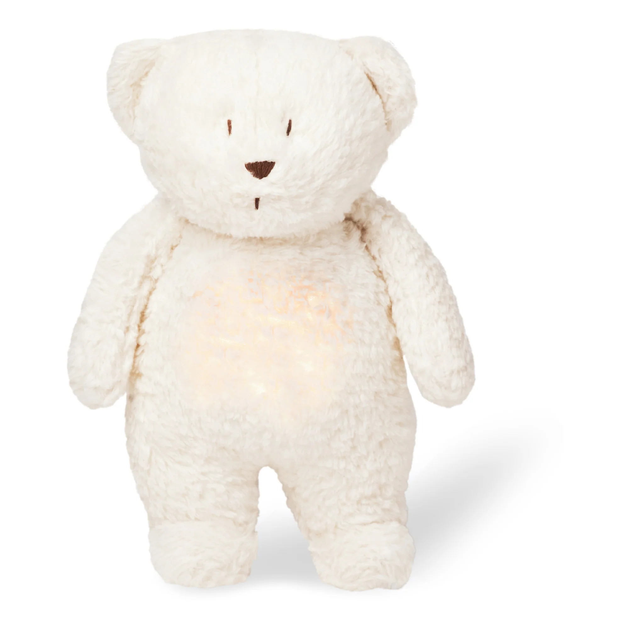 Peluche Moonie en coton bio - Ourson Blanc BB&Co