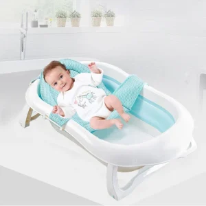 Baignoire portable avec thermomètre antidérapant
