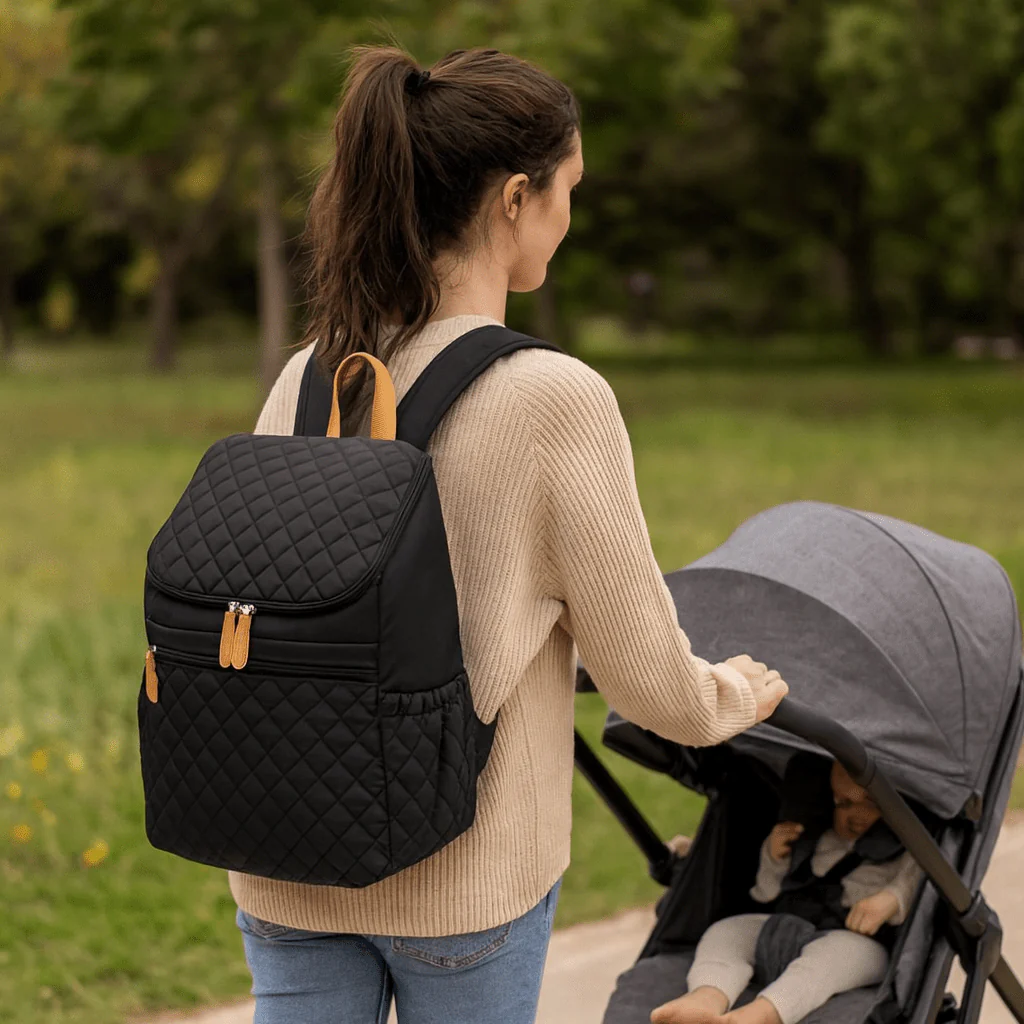 Sac à langer noir | Bella – Image 2